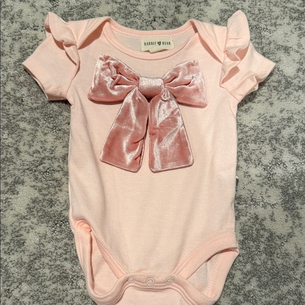 Pink Bodysuit with Bow